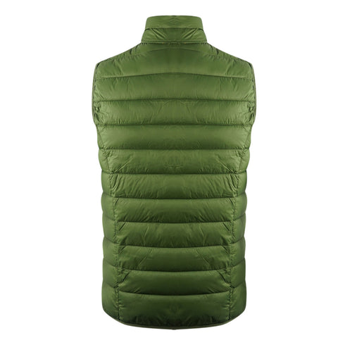 Aquascutum London Logo Army Green Lightweight Gilet Jacket